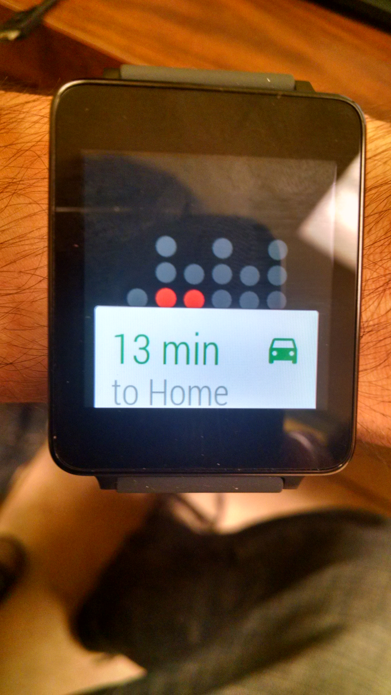 Illustration for article titled Android Wear Review: The OS itself.